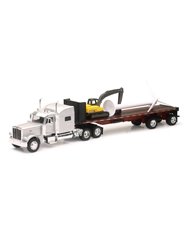 NRYSS-13453B - 1/32 PETERBILT 389 FLATBED W/ WIND TURBINE & EXCAVATOR NRYSS-13453B - 1/32 PETERBILT 389 FLATBED W/ WIND TURBINE & EXCAVATOR