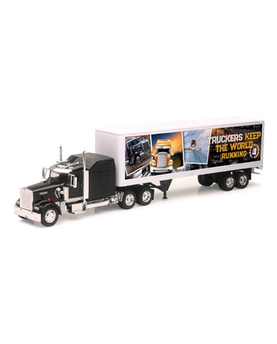 NRY10623 - 1/32 KENWORTH W900 W/ DRY VAN TRAILER (TRIBUTE TO TRUCKERS)