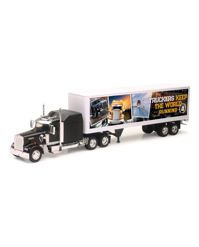 NRY10623 - 1/32 KENWORTH W900 W/ DRY VAN TRAILER (TRIBUTE TO TRUCKERS)