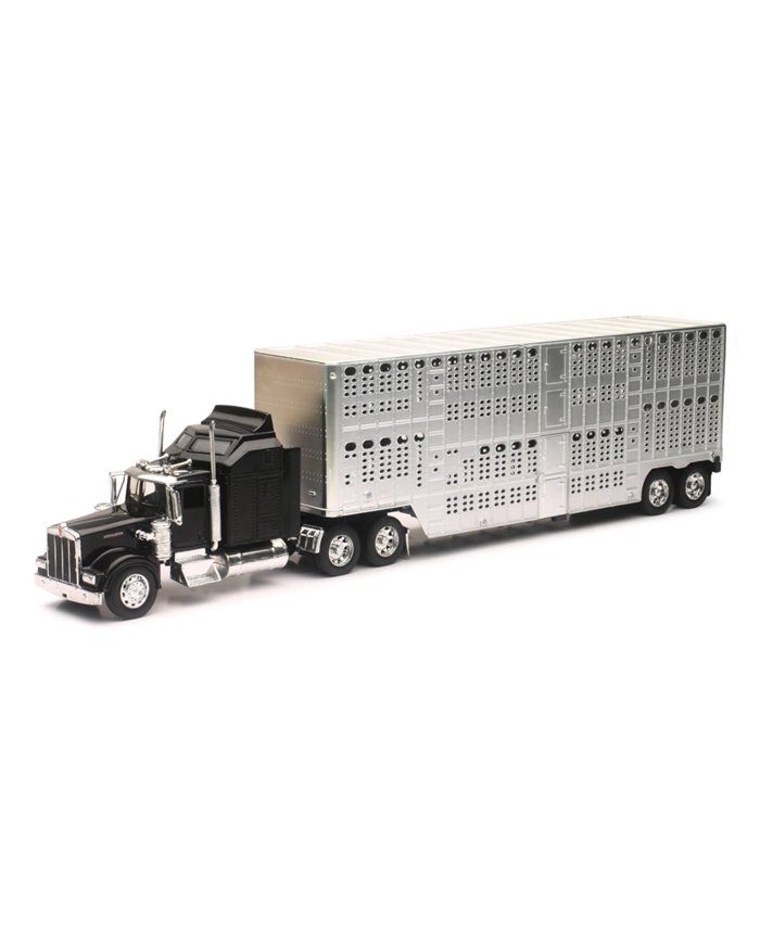 NRY11293E - 1/32 KENWORTH W900 POT BELLY LIVESTOCK (CHROME) NRY11293E - 1/32 KENWORTH W900 POT BELLY LIVESTOCK (CHROME)
