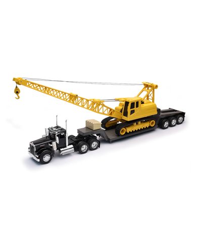 NRY12223E - 1/32 KENWORTH W900 LOWBOY W/ CRANE NRY12223E - 1/32 KENWORTH W900 LOWBOY W/ CRANE
