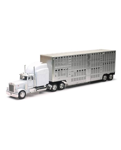 NRYSS-10553 - 1/32 PETERBILT 379 POT BELLY LIVESTOCK (CHROME) NRYSS-10553 - 1/32 PETERBILT 379 POT BELLY LIVESTOCK (CHROME)