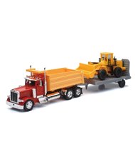 NRYSS-11263A - 1/32 PETERBILT 379 DUMP TRUCK W/ WHEEL LOADER NRYSS-11263A - 1/32 PETERBILT 379 DUMP TRUCK W/ WHEEL LOADER