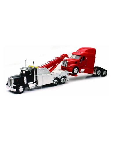 NRYSS-12333A - 1/32 PETERBILT 379 TOW TRUCK W/ MODEL 387 TRUCK CAB