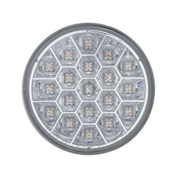 UP39702-19 LED 4" Reflector Turn Signal Light - Amber LED/Clear Lens