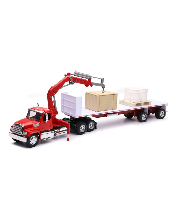 NRYSS-12783E - 1/32 FREIGHTLINER 114SD FLATBED W/ CRANE AND ACCESSORIES NRYSS-12783E - 1/32 FREIGHTLINER 114SD FLATBED W/ CRANE AND ACCESSORIES