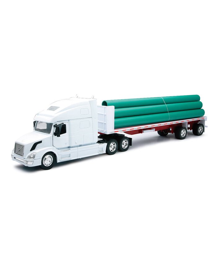 NRY10893 - 1/32 VOLVO VN-780 FLATBED W/ LONG PIPE NRY10893 - 1/32 VOLVO VN-780 FLATBED W/ LONG PIPE