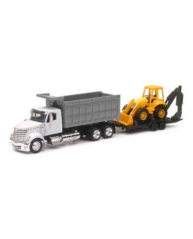NRYSS-16673 - 1/43 INTERNATIONAL LONESTAR DUMP TRUCK W/ WHEEL LOADER NRYSS-16673 - 1/43 INTERNATIONAL LONESTAR DUMP TRUCK W/ WHEEL LOADER