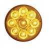 UP39739-10 LED 2.5" Round Pure Reflector Light (Clearance/Marker) - Amber LED/Amber Lens