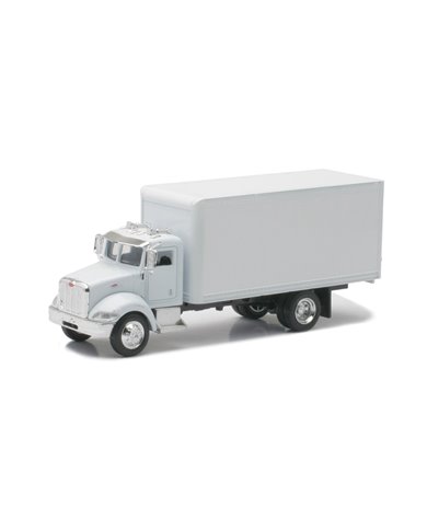 NRY15843 - 1/43 PETERBILT 335 WHITE BOX TRUCK NRY15843 - 1/43 PETERBILT 335 WHITE BOX TRUCK