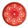 UP39740-9 LED 2.5" Round Pure Reflector Light (Clearance/Marker) - Red LED/Red Lens