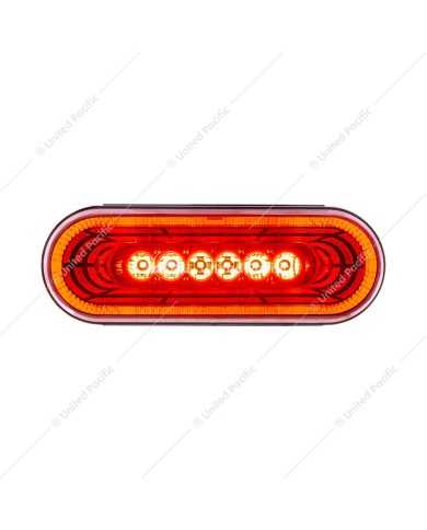 UP36569 - 22 LED 6" Oval Abyss Light (Stop, Turn & Tail) - Red LED/Red Lens UP36569 - 22 LED 6" Oval Abyss Light (Stop, Turn & Tail) - Red LED/Red Lens