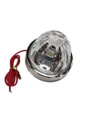 TXTLED-WXAW-Dual Revolution Amber/White Watermelon LED with Reflector Cup & Lock Ring (19 Diodes)