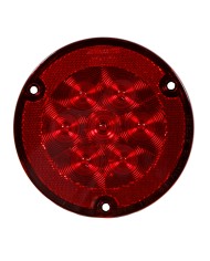 MXM42354R-X-4" Round Lightning STT Flange Mount with Reflector / PL-3 - Bulk Pack
