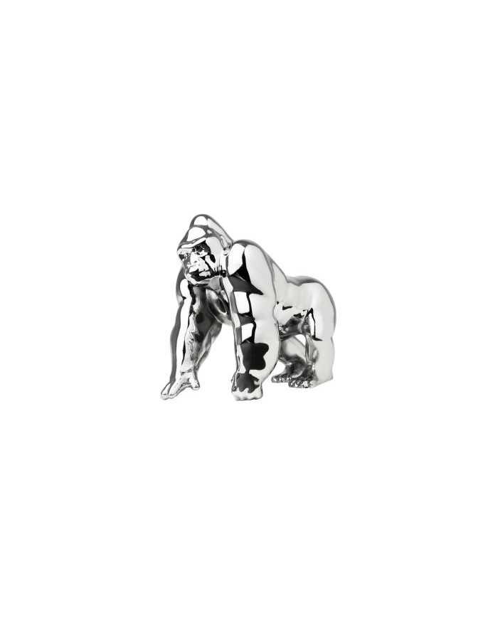 GG48188-CHROME GORILLA KING HOOD ORNAMENT