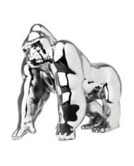 GG48188-CHROME GORILLA KING HOOD ORNAMENT
