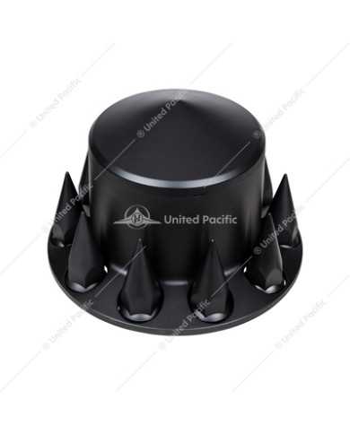UP10337 - Pointed Rear Axle Cover With 33mm Spike Thread-On Nut Covers - Matte Black