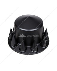 UP10337 - Pointed Rear Axle Cover With 33mm Spike Thread-On Nut Covers - Matte Black
