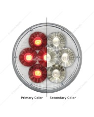 UP36652 - 24 LED 4" Round Mirage Light (Stop, Turn & Tail) - Red LED/Red Lens UP36652 - 24 LED 4" Round Mirage Light (Stop, Turn & Tail) - Red LED/Red Lens