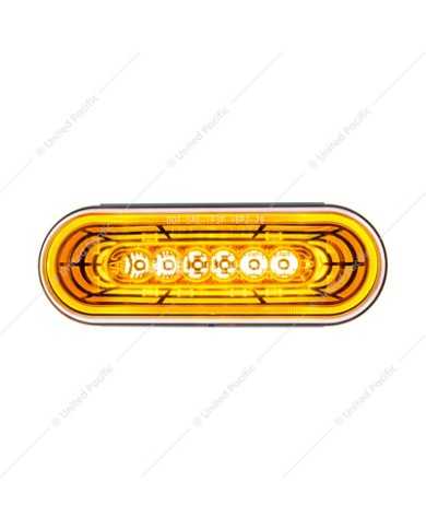UP36570 - 22 LED 6" Oval Abyss Light (Turn Signal) - Amber LED/Amber Lens UP36570 - 22 LED 6" Oval Abyss Light (Turn Signal) - Amber LED/Amber Lens