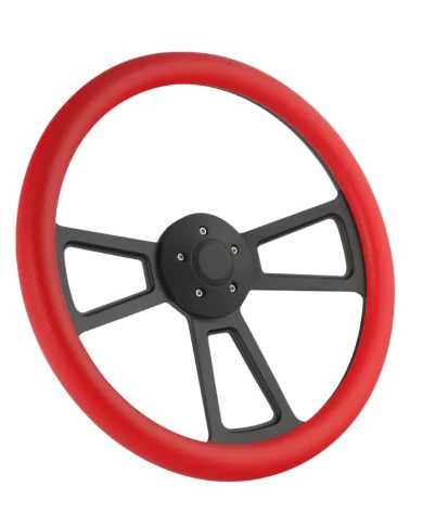 18" HALF WRAP MUSCLE - BLACK/RED 18" HALF WRAP MUSCLE - BLACK/RED