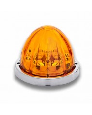 TXTLED-WTCA-Clear Amber Watermelon LED with Glass Pattern & Lock Ring TXTLED-WTCA-Clear Amber Watermelon LED with Glass Pattern & Lock Ring