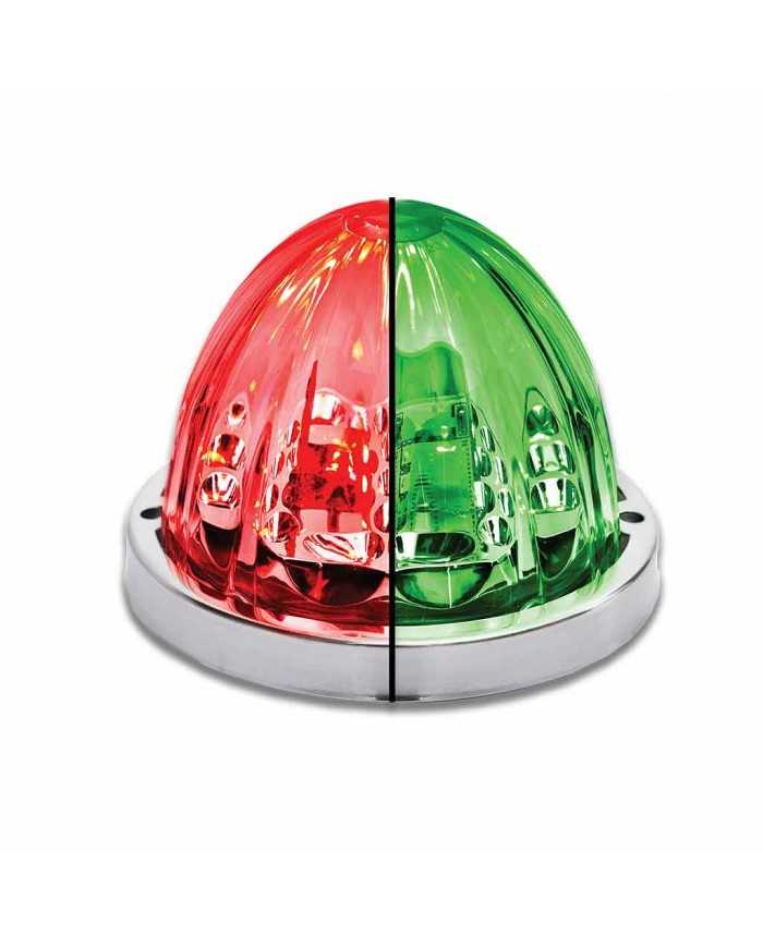 TXTLED-WTRG-Dual Revolution Red/Green Watermelon LED with Glass Pattern & Lock Ring TXTLED-WTRG-Dual Revolution Red/Green Watermelon LED with Glass Pattern & Lock Ring
