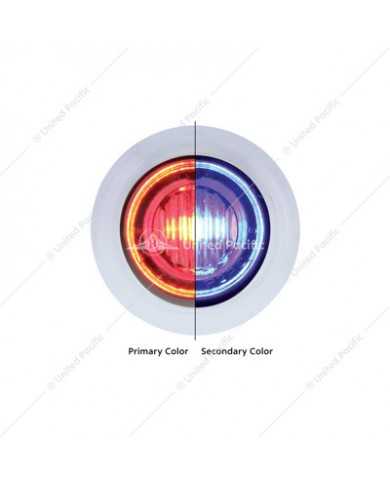 UP36842 - 3 LED 3/4" Mini Double Fury Light (Clearance/Marker) - Red LED/Blue LED UP36842 - 3 LED 3/4" Mini Double Fury Light (Clearance/Marker) - Red LED/Blue LED