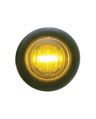 UP39767-3 LED 3/4" Mini Light (Clearance/Marker) - Amber LED/Amber Lens