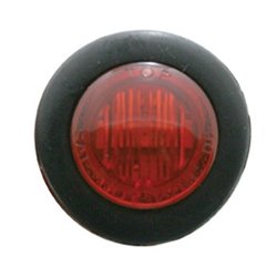 UP39768-3 LED 3/4" Mini Light (Clearance/Marker) - Red LED/Red Lens