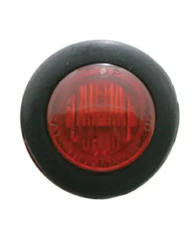 UP39768-3 LED 3/4" Mini Light (Clearance/Marker) - Red LED/Red Lens