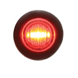 UP39768-3 LED 3/4" Mini Light (Clearance/Marker) - Red LED/Red Lens