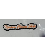 WP-PARCHE DE LETRAS BORDADO NARANJA