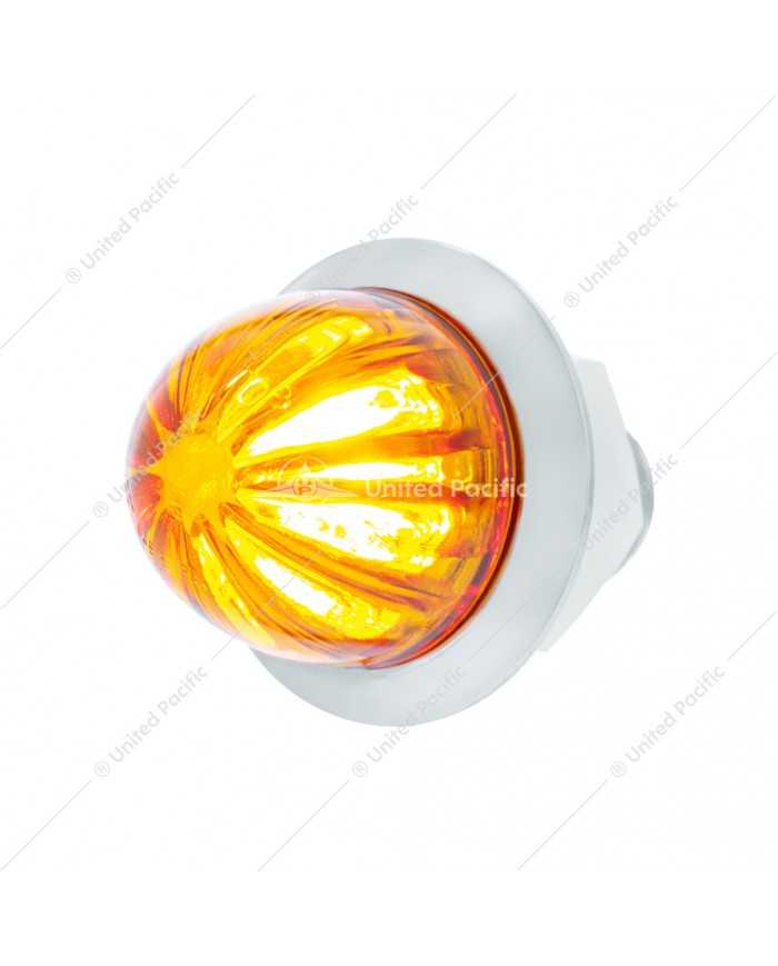 UP39226 - 2 LED Dual Function 3/4" Mini Watermelon Light (Clearance/Marker) - Amber LED/Amber Lens UP39226 - 2 LED Dual Function 3/4" Mini Watermelon Light (Clearance/Marker) - Amber LED/Amber Lens