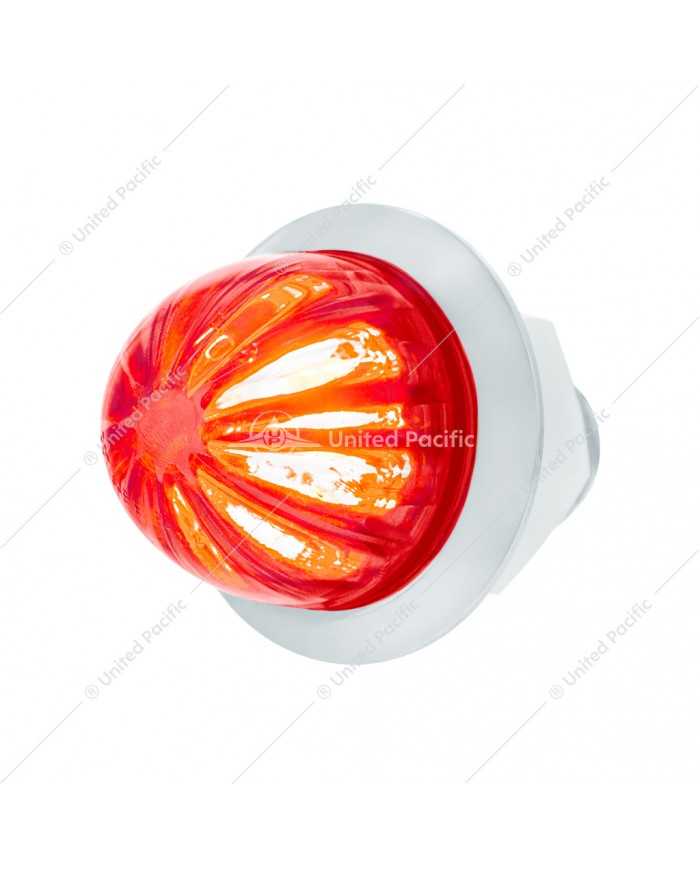 UP39228 - 2 LED Dual Function 3/4" Mini Watermelon Light (Clearance/Marker) - Red LED/Red Lens