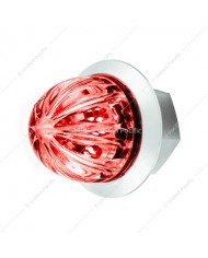 UP39229 - 2 LED Dual Function 3/4" Mini Watermelon Light (Clearance/Marker) - Red LED/Clear Lens