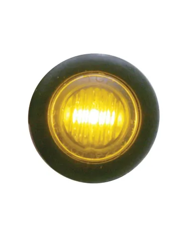 UP39769-3 LED 3/4" Mini Light (Clearance/Marker) - Amber LED/Clear Lens