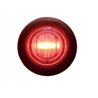UP39770-3 LED 3/4" Mini Light (Clearance/Marker) - Red LED/Clear Lens