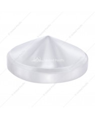 UP10228 - 8" Chrome Pointed Rear Hubcap