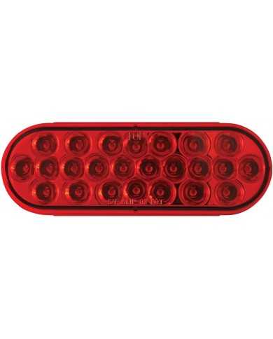 GG78233BP-OVAL PEARL RED/RED 24-LED SEALED LIGHT GG78233BP-OVAL PEARL RED/RED 24-LED SEALED LIGHT