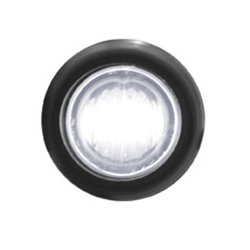 UP39772-3 LED 3/4" Mini Light (Auxiliary/Utility) - White LED/Clear Lens