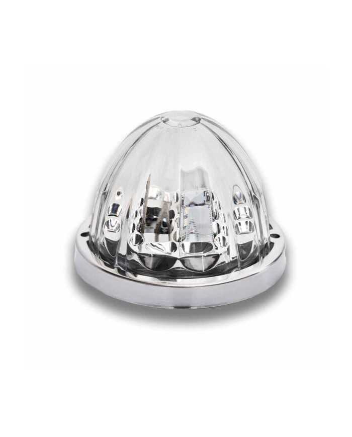 TXTLED-WTCA-Clear Amber Watermelon LED with Glass Pattern & Lock Ring TXTLED-WTCA-Clear Amber Watermelon LED with Glass Pattern & Lock Ring