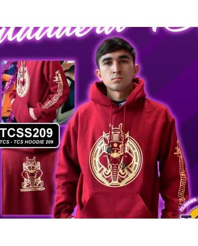 TCS- SUDADERA GUINDA -TCSS209 TCS- SUDADERA GUINDA -TCSS209