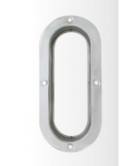NTP4448V - OVAL SS. LOCKING BEZEL FOR OVAL LIGHTS