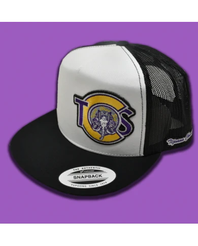 TCS - GORRA DE PARCHE BORDADO TCS (BLK/WHT/BLK) 08 TCS - GORRA DE PARCHE BORDADO TCS (BLK/WHT/BLK) 08