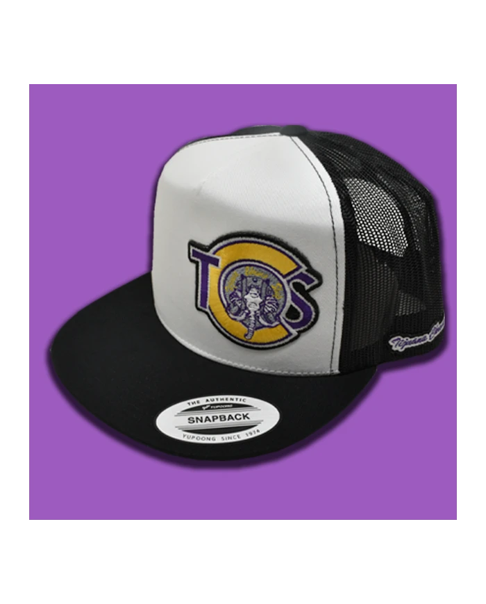 TCS - GORRA DE PARCHE BORDADO TCS (BLK/WHT/BLK) 08 TCS - GORRA DE PARCHE BORDADO TCS (BLK/WHT/BLK) 08