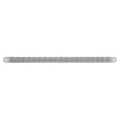 UP39775-19 LED 12" Reflector Turn Signal Light Bar - Amber LED/Clear Lens