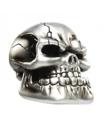 Punchy Skull - Pewter Finish