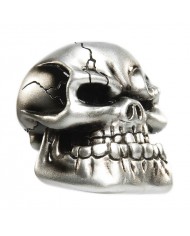 Punchy Skull - Pewter Finish