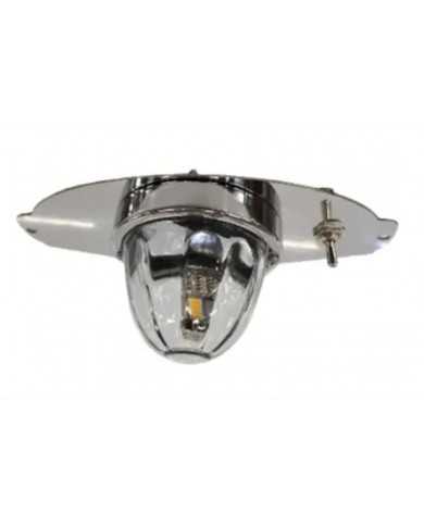 JMLSS-1021 - Stainless Freightliner Cascadia 2008 - 2018 Above Driver / Passenger Dome Bracket w/ 1 WM Light Hole